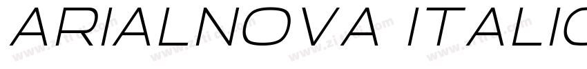 arialnova italic字体转换
